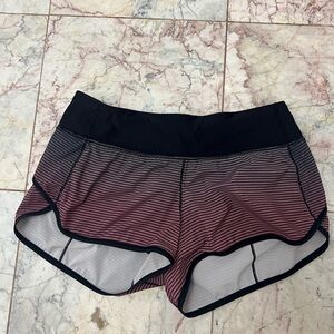 Unique Size 6 Lululemon shorts Speed Up